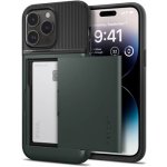 Spigen Slim Armor CS iPhone 15 Pro Max abyss zelené – Hledejceny.cz