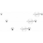 MOISS Stříbrná sada náušnic ETERNITY E0004922 – Hledejceny.cz