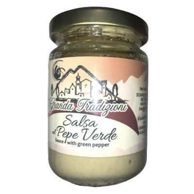 Granda Tradizioni Omáčka se zeleným pepřem Salsa Pepe Verde 130 g – Sleviste.cz