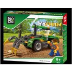 ICOM Blocki MyFarm Traktor s oracím pluhem 85 ks – Zboží Mobilmania