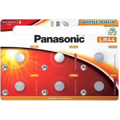 Panasonic A76/LR44/V13GA 6BP Alk – Zboží Živě