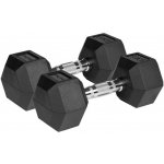 Rebel RBA-2325-10 Pogumované litinové činky HEX 2 x 10 kg – Zbozi.Blesk.cz