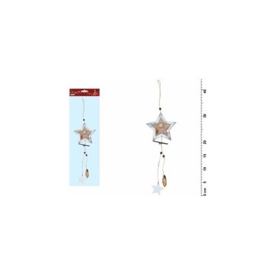 Hvězda závěs bílá 44x12cm JK-6067C – Hledejceny.cz