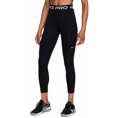 Nike Pro 365 Mid-Rise 7/8 Leggings black/white – Sleviste.cz