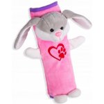 CarComfort Potah bezpečnostního pásu králík růžový