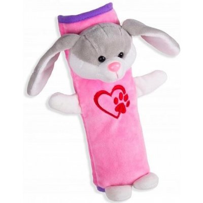 CarComfort Potah bezpečnostního pásu králík růžový – Zboží Mobilmania