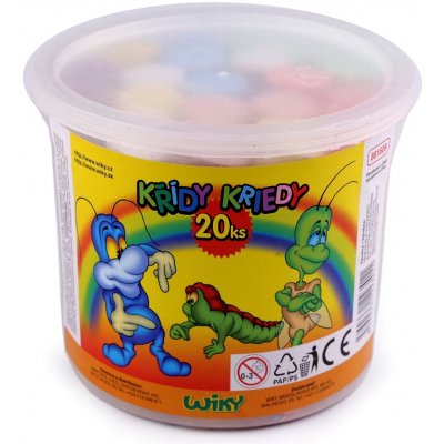 wiky Křídy chodníkové 20ks housenka 10000 – Zboží Dáma