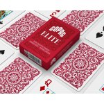 Copag Elite Poker Jumbo big index 100% plastové, červené – Zboží Mobilmania