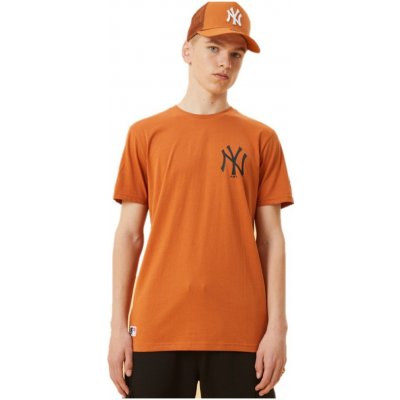 New Era MLB CHEST TEAM LOGO TEE NEW YORK YANKEES hnědé 12893145 – Zboží Mobilmania