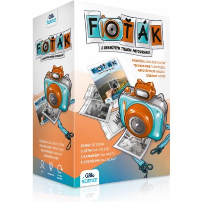 Albi Modrý foťák s termotiskem – Zboží Dáma
