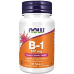 Now Foods Vitamín B1 100 mg 100 tablet – Hledejceny.cz