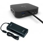 i-Tec USB-C Dual Display Docking Station with Power Delivery 100 W + i-Tec Universal Charger 112 W C31DUALDPDOCKPD100W – Zboží Živě