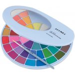 HIMI akvarelové barvy Solid – 38 Colours in Pans (Blue Edition) – Zboží Mobilmania