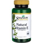 Swanson Vitamín E Přírodní 200 iu 250 kapslí – Hledejceny.cz