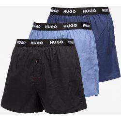 Hugo Boss Pure Cotton Woven Boxer 3-Pack Multicolor