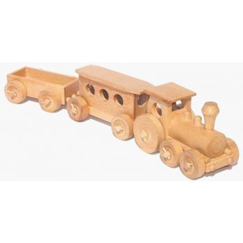 Ceeda Cavity přírodní dřevěný osobní vlak
