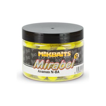 MIKBAITS Fluo boilies Mirabel Sladká kukuřice 150ml 12mm