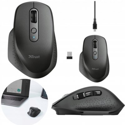 Trust Ozaa Rechargeable Wireless Mouse 23812 – Sleviste.cz