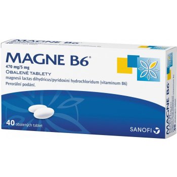 MAGNE B6 POR 470MG/5MG TBL OBD 40