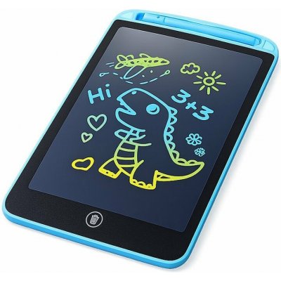 ColorWay CW WT10C Tablet kreslicí dětský 10" barevný LCD displej citlivý na tlak zámek obsahu baterie CR2025 stylus modrý CW WT10C – Hledejceny.cz