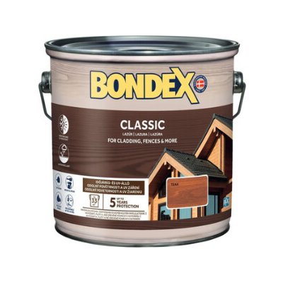 Bondex Classic 2, 5 l chestnut – Sleviste.cz