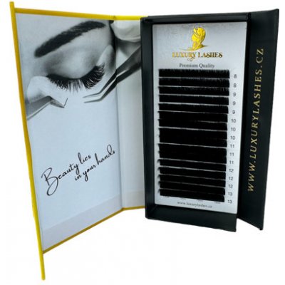 Luxury Lashes Easy Fan Zakřivení umělých řas: C, Délka umělých řas: Mix délek 8-13 mm, Tloušťka řas: 005 – Hledejceny.cz