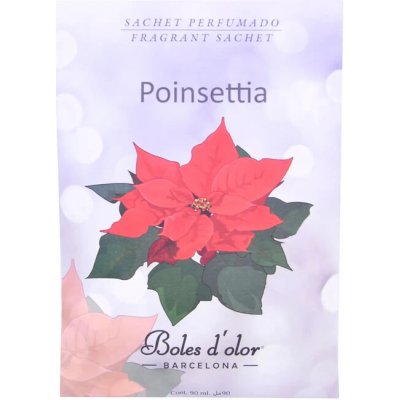 Boles d´olor vonný sáček velký papírový 12 x 7 cm Poinsettia Vánoční hvězda – Hledejceny.cz