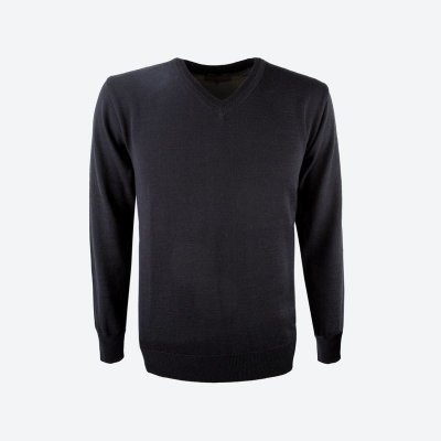 Kama Unisex svetr merino 4104 černá – Zboží Mobilmania