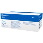 Mercator Medical Chirurgická ústenka z netkané textilie se šňůrkami, třívrstvá modrá 50 ks – Sleviste.cz