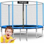 Neo-Sport 252 cm + ochranná síť + žebřík – Hledejceny.cz
