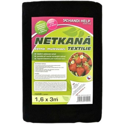 Handi Help Mulčovací netkaná textilie černá 1,6 x 3 m 000190-VO-V – Zboží Mobilmania