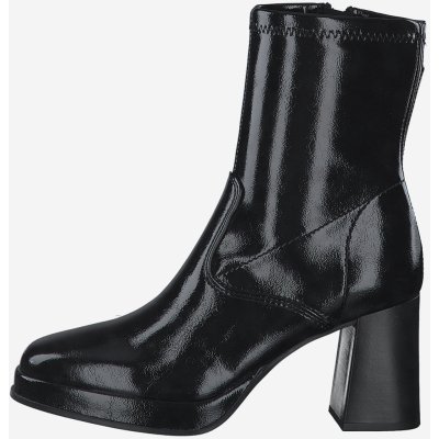 Tamaris kotníkové boty na vysokém podpatku černá – Zboží Mobilmania