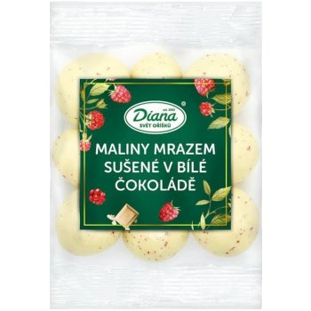 Diana Maliny mrazem sušené v bílé čokoládě 100 g