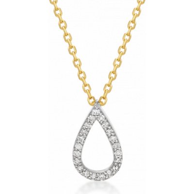 Sofia Diamonds zlatý s diamanty GEMCS29700-25 – Zboží Mobilmania