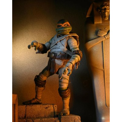 NECA Universal Monsters x Želvy Ninja Ultimate Michelangelo as The Mummy 18 cm – Zboží Mobilmania