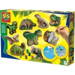 SES CREATIVE Odlévání a malování ze sádry set s formičkami dinosauři – Hledejceny.cz