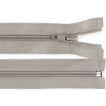 Pro Háčkování Spirálový zip No 5 dělitelný 40 cm šedobéžový – Hledejceny.cz