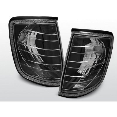 TUNING-TEC, Blinkry přední, MERCEDES-BENZ, W124, 1985-1995, BLACK – Zboží Mobilmania