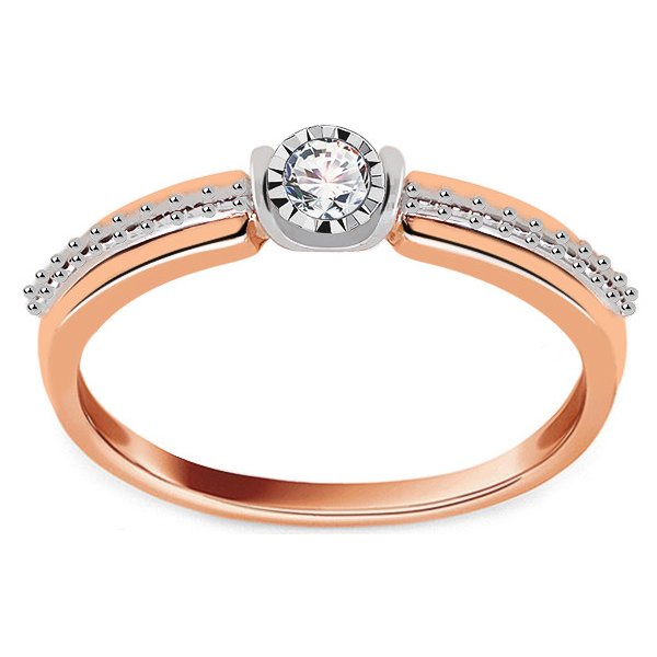 iZlato Forever diamantový zásnubní prsten z růžového zlata ku1374 od 17 990  Kč - Heureka.cz
