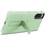 Pouzdro SONY Xperia 10 V Stand Cover Sage zelené XQZCBDCG.ROW – Sleviste.cz