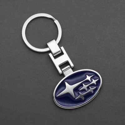 Přívěsek na klíče Subaru silver