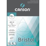 Canson Grafický papír BRISTOL blok A4 250 g 20 listů – Hledejceny.cz