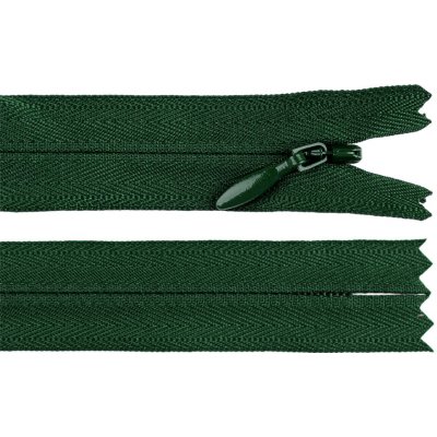 Prima-obchod Spirálový zip skrytý YKK No 4 délka 60 cm, barva 153 zelená tmavá – Hledejceny.cz