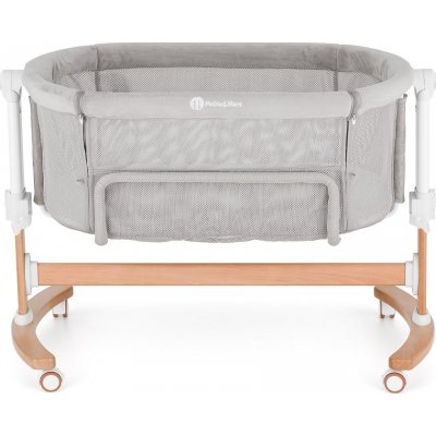 PETITE&MARS Postýlka dětská polohovatelná s funkcí kolébky Glory 2v1 Mocha Beige – Zboží Dáma