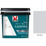 V33 Akrylová barva na obklady 0,75 l Světle šedý satén – Zboží Mobilmania