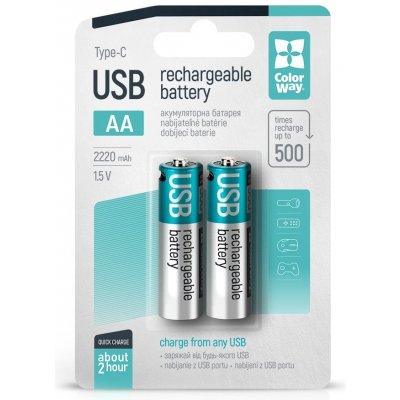 ColorWay AA 2200mAh 2ks CW-UBAA-10 – Zboží Živě
