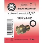 HARTMAN těsnění fíbrové 3/4" 16*24*2mm, sada č. 7 – Sleviste.cz