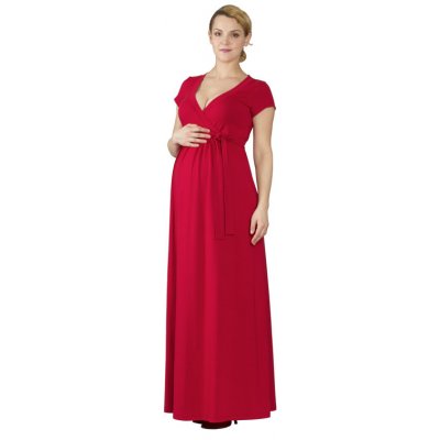 Rialto těhotenské a kojící šaty Lonchette červené 0441