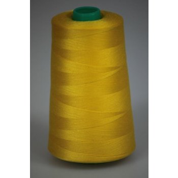 Nit KORALLI polyesterová 120, 5000Y, odstín 1340, žlutá