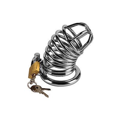 LoveToy Jailed Metal Chastity Cage BDSM